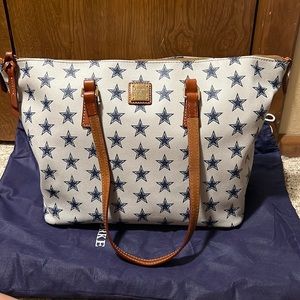 Dooney and bourke NFL Dallas cowboys tote. Like new used a couple of times.